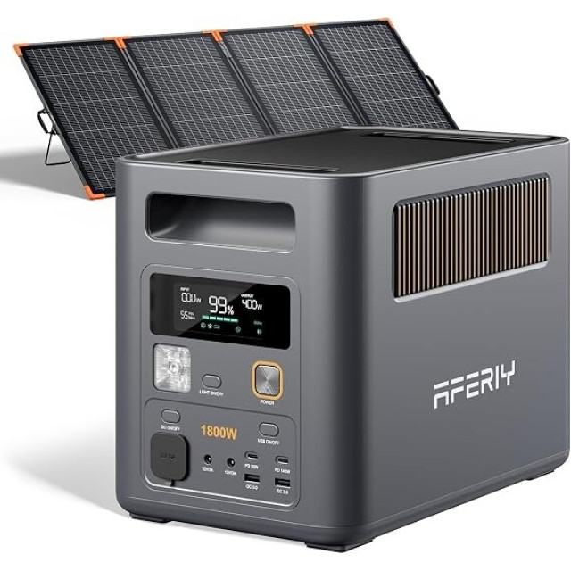 Купить зарядную станцию AFERIY AF-P180 Pro (1024 Вт·ч / 1800 Вт) — Расширяемая LiFePO4 электростанция с APP
