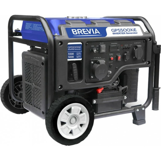 Генератор інверторний бензиновий BREVIA GP5500XiE, з електростартером