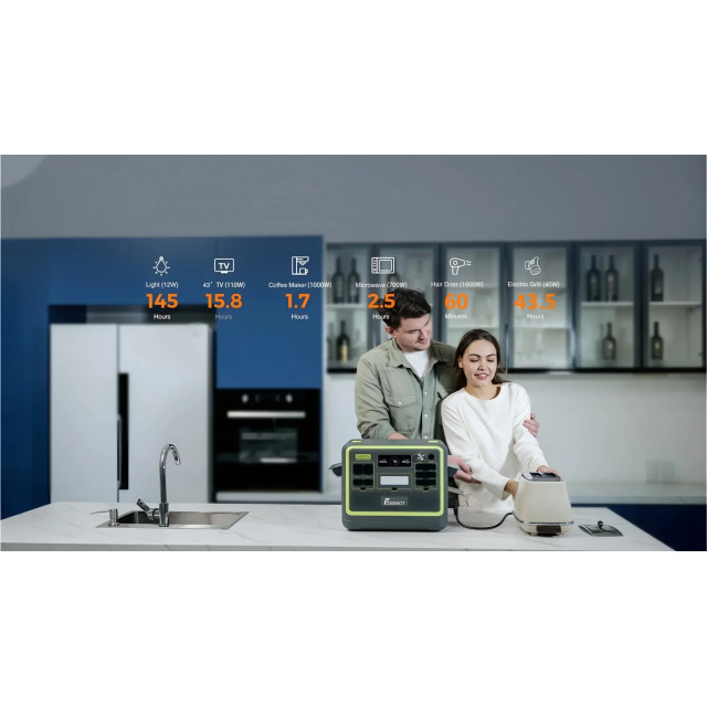 Купить зарядную станцию FOSSiBOT F2400Air (2048 Вт·ч / 2400 Вт) — Компактная LiFePO4 электростанция