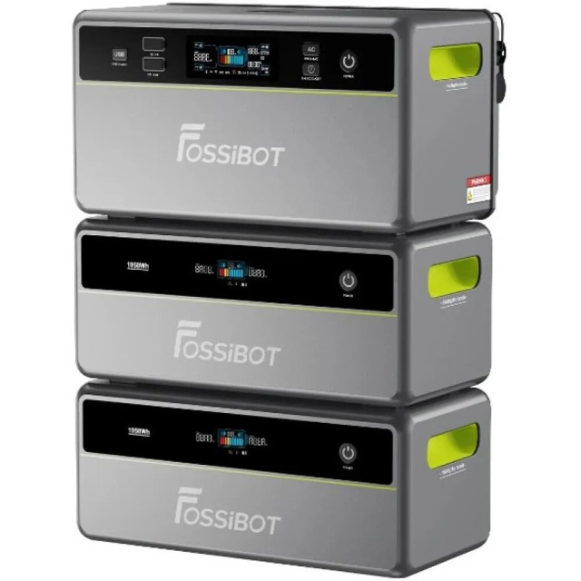 Зарядная станция Fossibot FBP1200W с двумя батареями 5874Wh