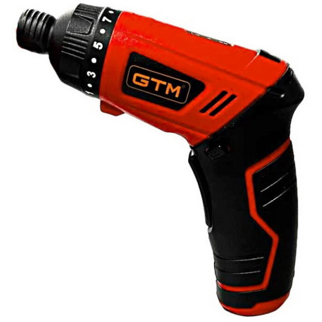 Акумуляторна викрутка GTM 3.6 В, 1.3 Аг (3207)