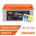 Акумулятор LogicPower LP LiFePO4 12,8V - 280 Ah (3584Wh) (BMS 200A/100А) пластик Smart BT
