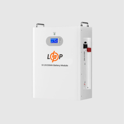 Аккумулятор LogicPower LP LiFePO4 51,2V - 230 Ah (11776Wh) (Smart BMS 200A) с LCD AB RS485/CAN