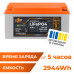 Акумулятор LogicPower LP LiFePO4 12,8V - 230 Ah (2944Wh) (BMS 100A/50A) пластик для ДБЖ
