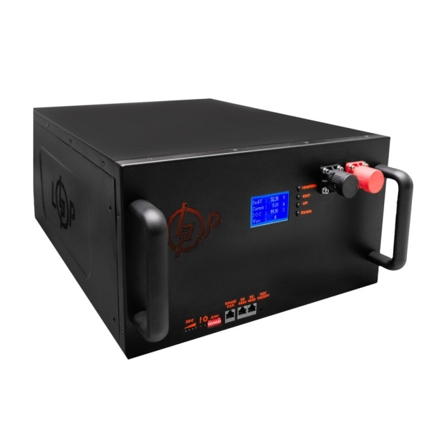 Акумулятор LogicPower LP LiFePO4 51,2V - 160 Ah (8192Wh) (BMS 200A/100А) LCD метал RM Smart RS485/CAN Акумулятор LogicPower LP LiFePO4 51,2V - 160 Ah (8192Wh) (BMS 200A/100А) LCD метал RM Smart RS485/CAN