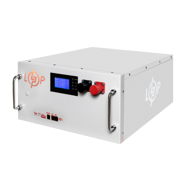 Акумулятор LogicPower LP LiFePO4 51,2V - 280 Ah (14336Wh) (BMS SP 200A/100А) RM RS485/CAN LCD WH