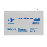 Акумулятор мультигелевий LogicPower LPM-MG 12V - 7.2 Ah Акумулятор мультигелевий LogicPower LPM-MG 12V - 7.2 Ah