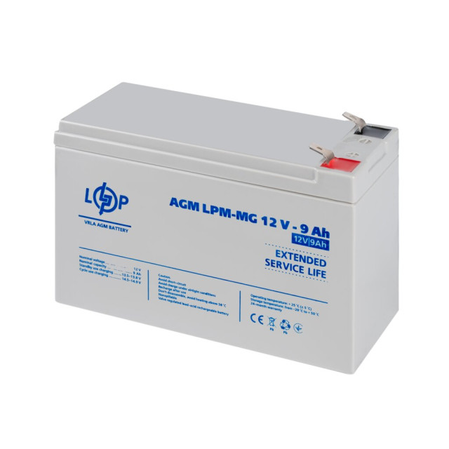 Акумулятор мультигелевий LogicPower LPM-MG 12V - 9 Ah