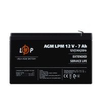 Акумулятор AGM LogicPower LPM 12V - 7 Ah