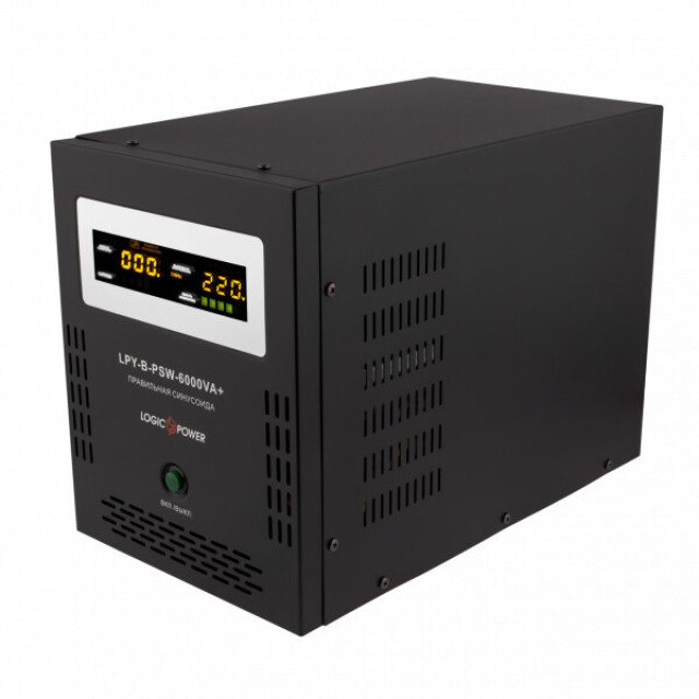 Джерело безперебійного живлення Logicpower LPY- B - PSW-6000VA + (4200Вт) 10A/20A