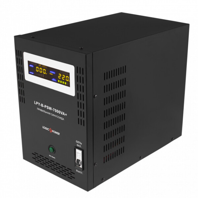 Джерело безперебійного живлення Logicpower LPY- B - PSW-7000VA + (5000Вт) 10A/20A
