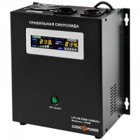 Джерело безперебійного живлення Logicpower LPY- W - PSW-1500VA + (1050Вт) 10A/15A