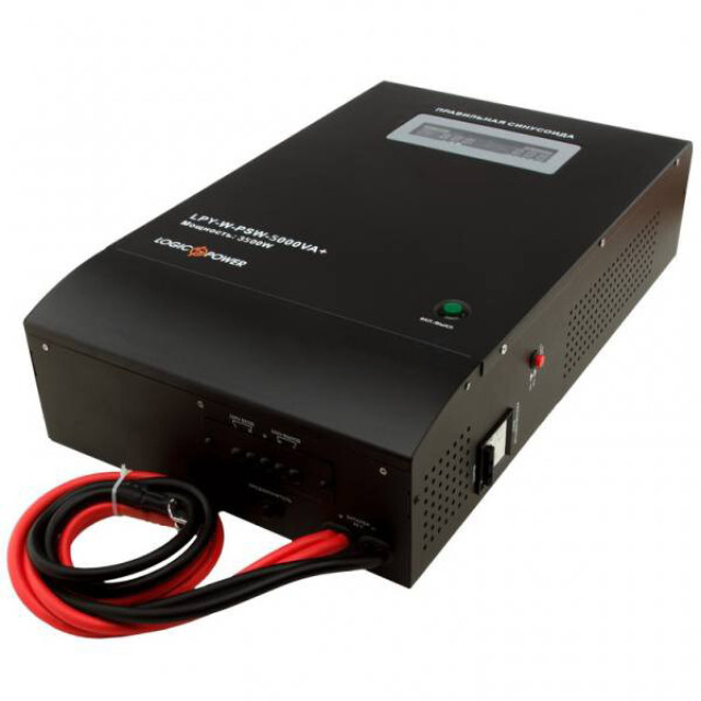 Джерело безперебійного живлення Logicpower LPY- W - PSW-5000VA + (3500Вт) 10A/20A Джерело безперебійного живлення Logicpower LPY- W - PSW-5000VA + (3500Вт) 10A/20A