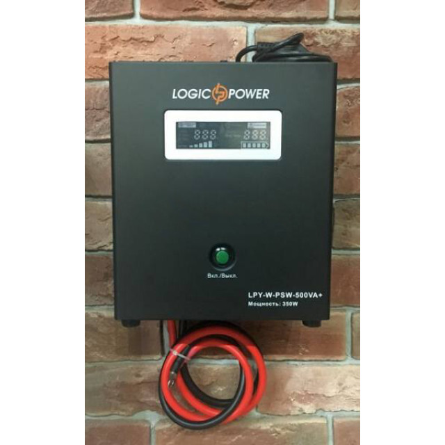 Джерело безперебійного живлення Logicpower LPY- W - PSW-500VA + (350Вт) 5A/10A