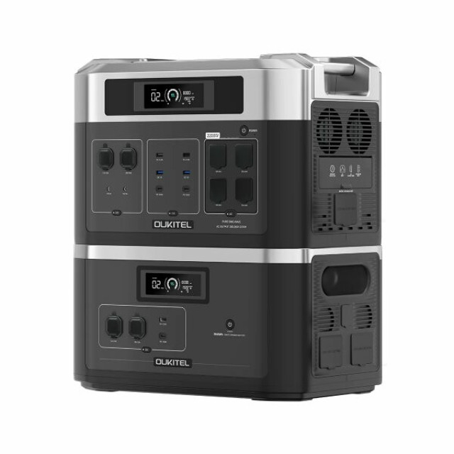 Купить зарядную станцию OUKITEL BP2000E (2048 Вт·ч / 2200 Вт) — LiFePO4 электростанция с чистой синусоидой