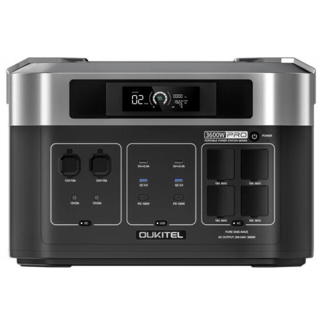 Купить зарядную станцию OUKITEL BP2000E PRO (2048 Вт·ч / 3600 Вт) — PRO-электростанция LiFePO4