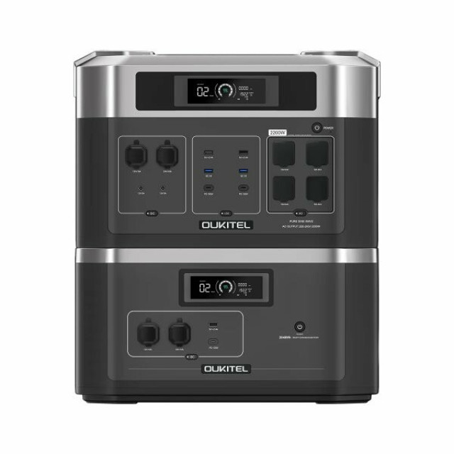 Купить зарядную станцию с батареей OUKITEL BP2000E+B2000E (4096 Вт·ч / 2200 Вт) — Комплект LiFePO4