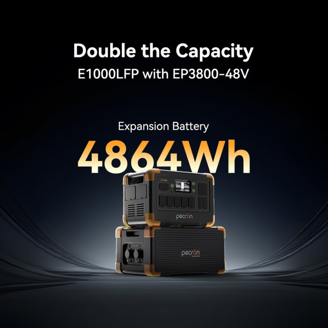 Купить дополнительную батарею Pecron EP3800-48V (3840 Вт·ч) — Модуль расширения LiFePO4