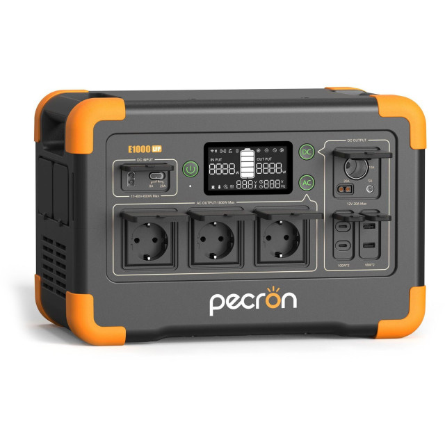Купить зарядную станцию Pecron E1000LFP (1024 Вт·ч / 1800 Вт) — Портативная LiFePO4 электростанция