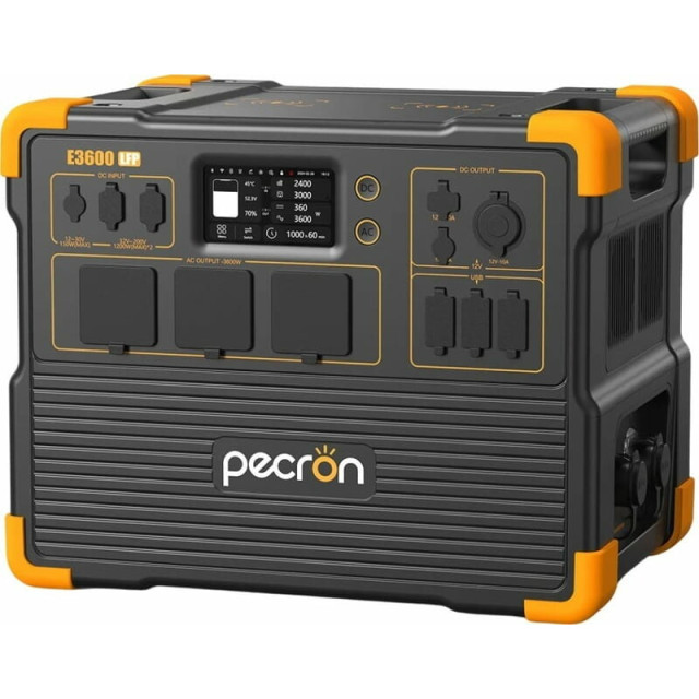 Купить зарядную станцию Pecron E3600LFP (3072 Вт·ч / 3600 Вт) — Промышленная LiFePO4 электростанция