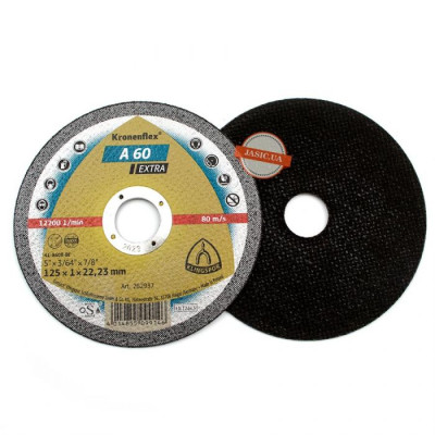 Круг отрезной Klingspor Kronenflex А60 EXTRA 125x1x22.23