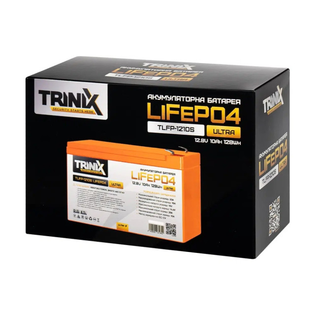 Акумулятор Trinix TLFP-1212S Ultra 12,8V - 12Ah (152Wh) Акумулятор Trinix TLFP-1212S Ultra 12,8V - 12Ah (152Wh)