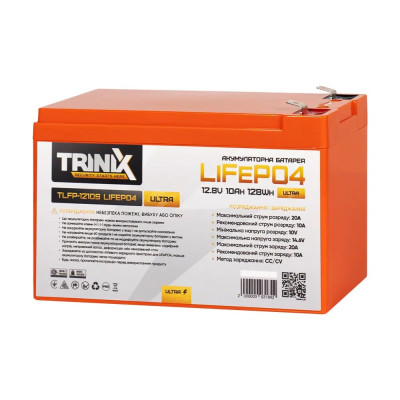 Аккумулятор Trinix TLFP-1210S Ultra 12,8V - 10Ah (128Wh)