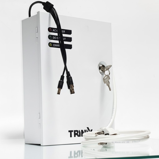 Безперебійник для роутера LiFePO4 40000 mAh (128Wh) 36W Trinix у металевому корпусі: Безперебійник для роутера LiFePO4 40000 mAh (128Wh) 36W Trinix у металевому корпусі: