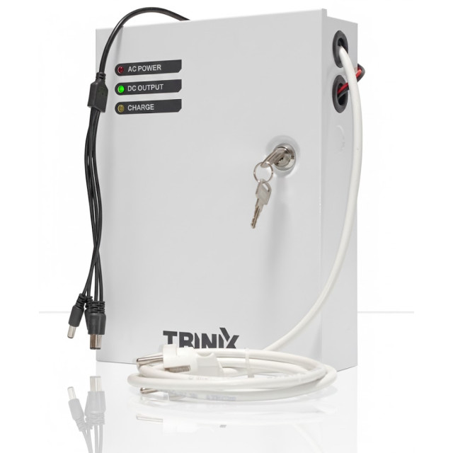 Безперебійник для роутера LiFePO4 40000 mAh (128Wh) 36W Trinix у металевому корпусі: Безперебійник для роутера LiFePO4 40000 mAh (128Wh) 36W Trinix у металевому корпусі: