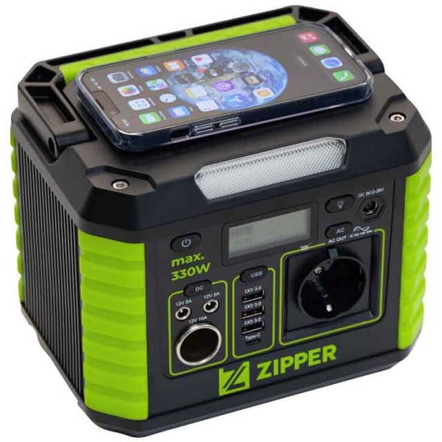 Купити портативна зарядна станція Zipper ZI-PS330 (288 Вт·год / 330 Вт) Купити портативна зарядна станція Zipper ZI-PS330 (288 Вт·год / 330 Вт)